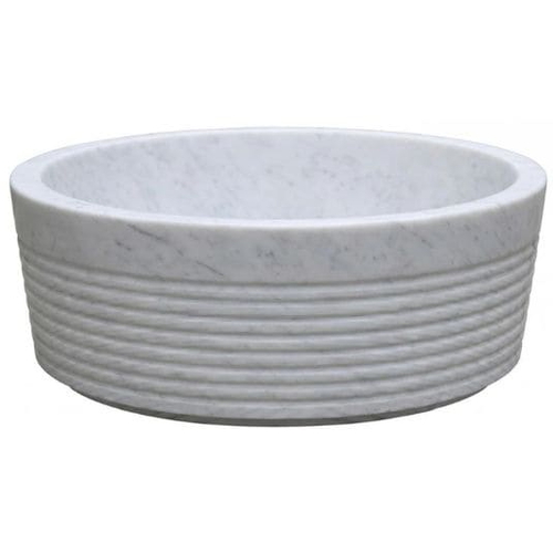 Chậu lavabo bằng đá chạy viền Kanly MAR8E3 