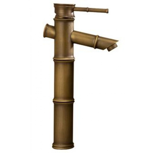 Vòi Lavabo Nóng Lạnh Bằng Đồng Hình Đốt Tre Kanly GCA02