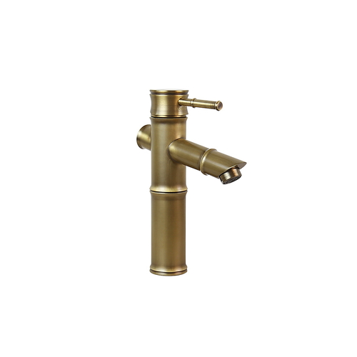 Vòi Lavabo Nóng Lạnh Bằng Đồng Hình Đốt Tre Kanly GCV02
