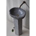 Chân Đặt Lavabo Đá Cuội Nguyên Khối Kanly TD17