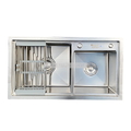Chậu rửa bát 2 hố lệch inox 304 Kagol K8245 BT lệch 304