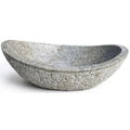 Chậu lavabo bằng đá oval Kanly MAR64FI