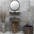 Chân Đặt Lavabo Đá Cuội Nguyên Khối Kanly TD15