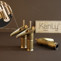 Vòi lavabo nóng lạnh bằng đồng cổ điển Kanly GCV17