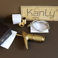 Vòi lavabo nóng lạnh bằng đồng cổ điển Kanly GCV17