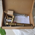 Vòi Lavabo Nóng Lạnh Bằng Đồng Hình Đốt Tre Kanly GCA02