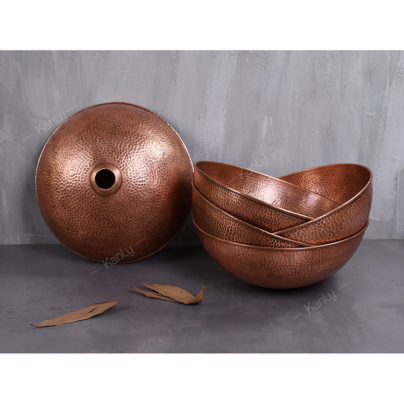 Chậu lavabo đặt bàn bằng đồng Kanly BL0222