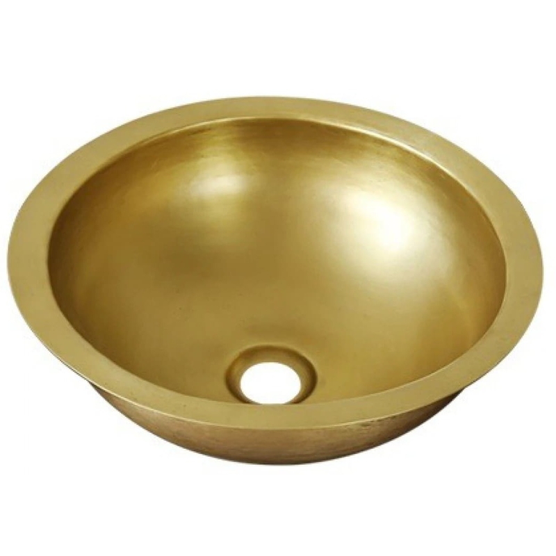 Chậu Lavabo Đặt Bàn Đồng Thau Kiểu Cổ Tròn Kanly BL2111 (RSC318V)