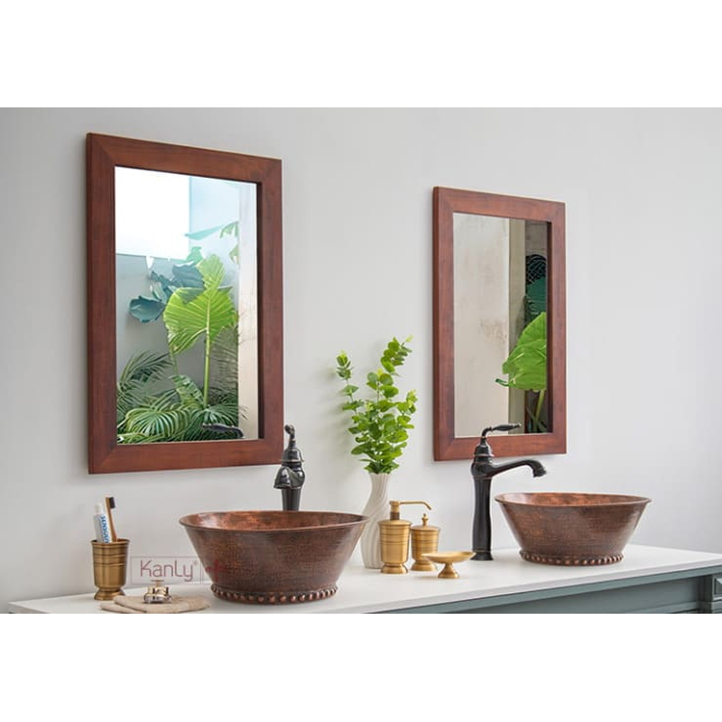 Chậu Rửa Lavabo Đặt Bàn Đồng Thau Kanly BL5222