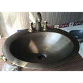 Chậu lavabo đặt bàn đồng thau phong cách cổ Kanly GCL08 (DL6211)