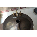 Chậu lavabo đặt bàn đồng thau phong cách cổ Kanly GCL08 (DL6211)
