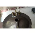 Chậu lavabo đặt bàn đồng thau phong cách cổ Kanly GCL08 (DL6211)