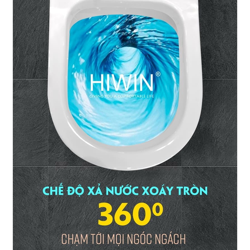 Bồn cầu nguyên khối cao cấp HIWIN MT-3036