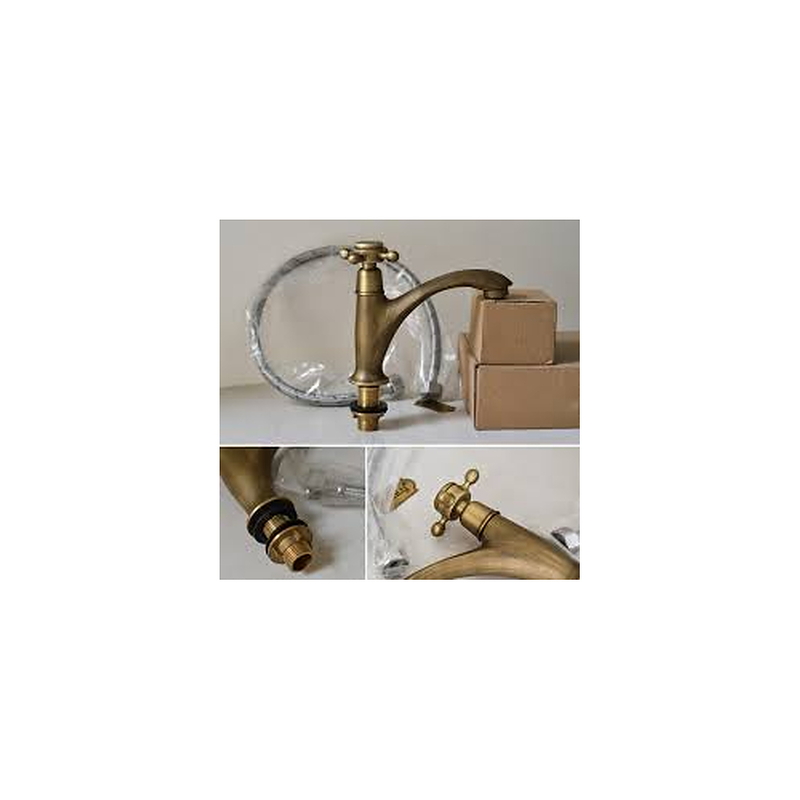 Vòi lavabo lạnh bằng đồng cổ điển Kanly GCV109