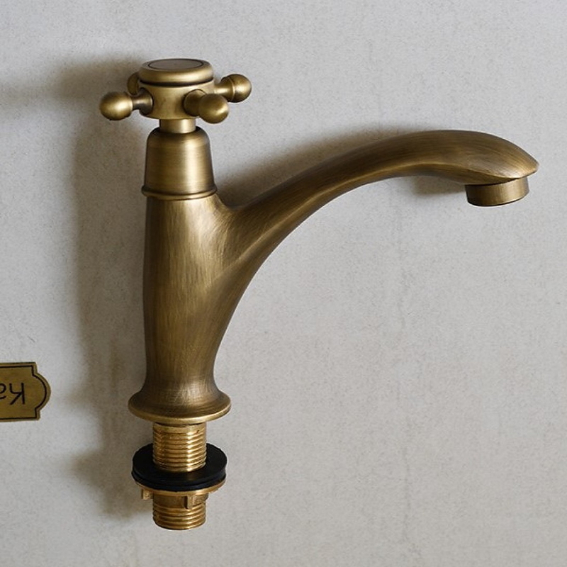 Vòi lavabo lạnh bằng đồng cổ điển Kanly GCV109