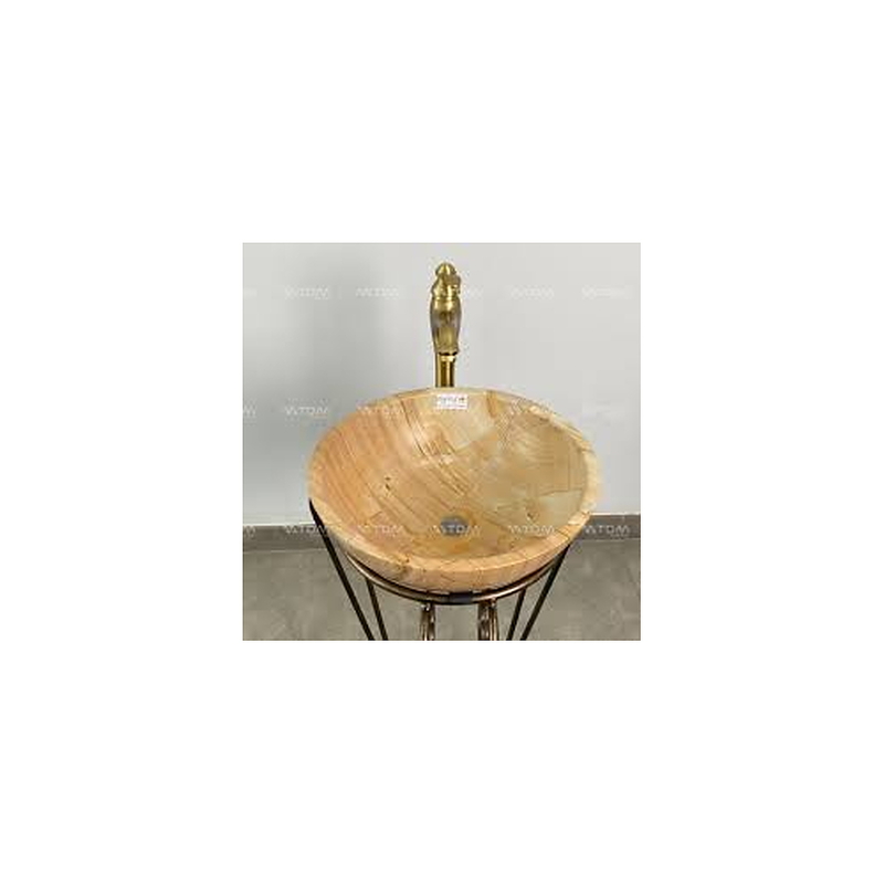 Vòi lavabo nóng lạnh bằng đồng cổ điển Kanly GCA04