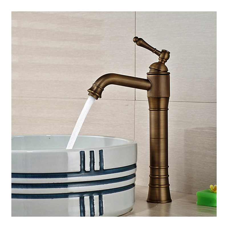 Vòi lavabo nóng lạnh bằng đồng cổ điển Kanly GCA13
