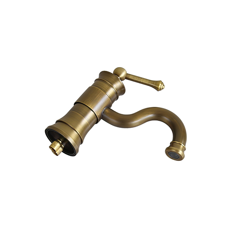 Vòi lavabo nóng lạnh bằng đồng cổ điển Kanly GCV16