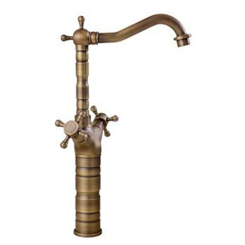 Vòi lavabo nóng lạnh bằng đồng cổ điển Kanly GCA01