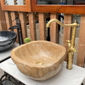 Vòi lavabo nóng lạnh bằng đồng cổ điển Kanly GCA01