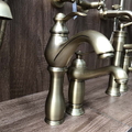 Vòi lavabo nóng lạnh bằng đồng cổ điển Kanly GCA09