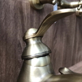 Vòi lavabo nóng lạnh bằng đồng cổ điển Kanly GCA09