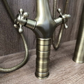 Vòi lavabo nóng lạnh bằng đồng cổ điển Kanly GCA10