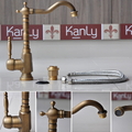 Vòi rửa bát nóng lạnh đồng cổ điển Kanly GCC04