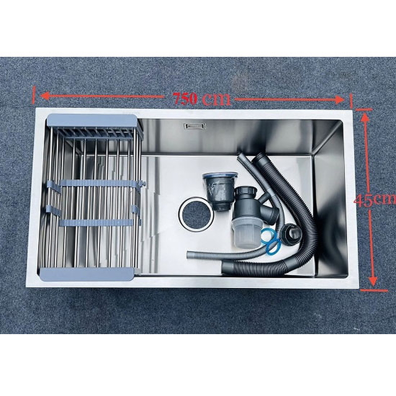 Chậu rửa bát inox 304 1 hố Kagol KA7545