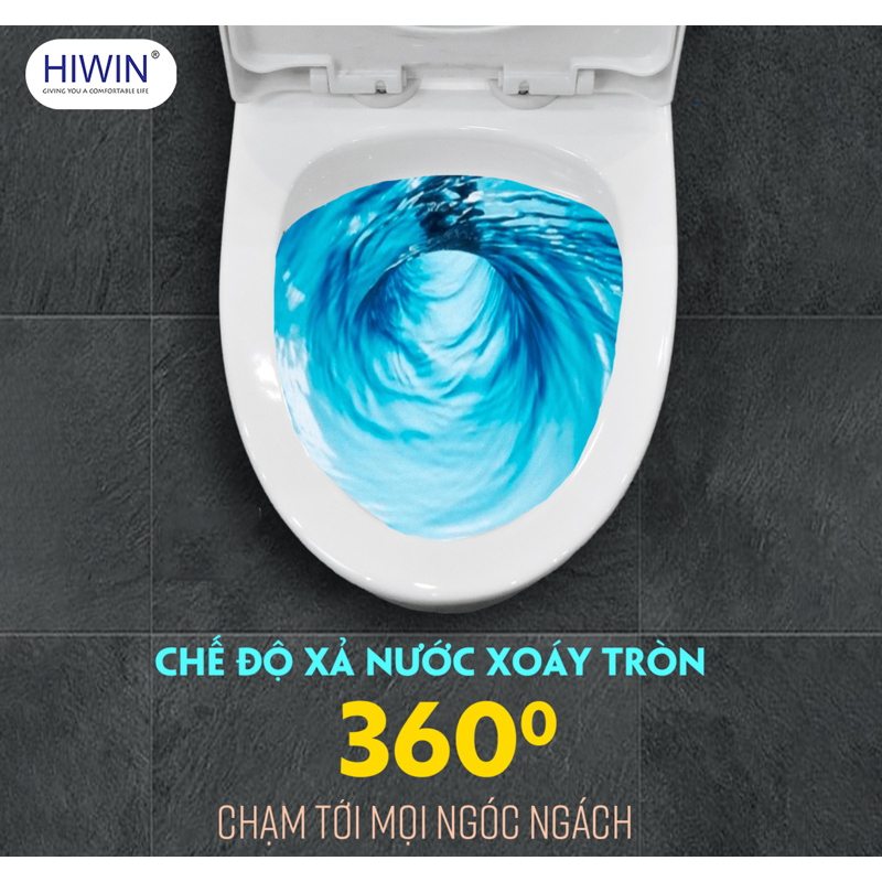 Bồn cầu nguyên khối cao cấp HIWIN MT-820