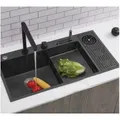 Chậu rửa bát inox 1 hố kèm rửa cốc Kagol K8846 RCD