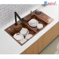Chậu rửa bát inox 1 hố kèm rửa cốc Kagol K8846 RCV