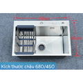 Chậu rửa bát inox 304 1 hố Kagol KA6845