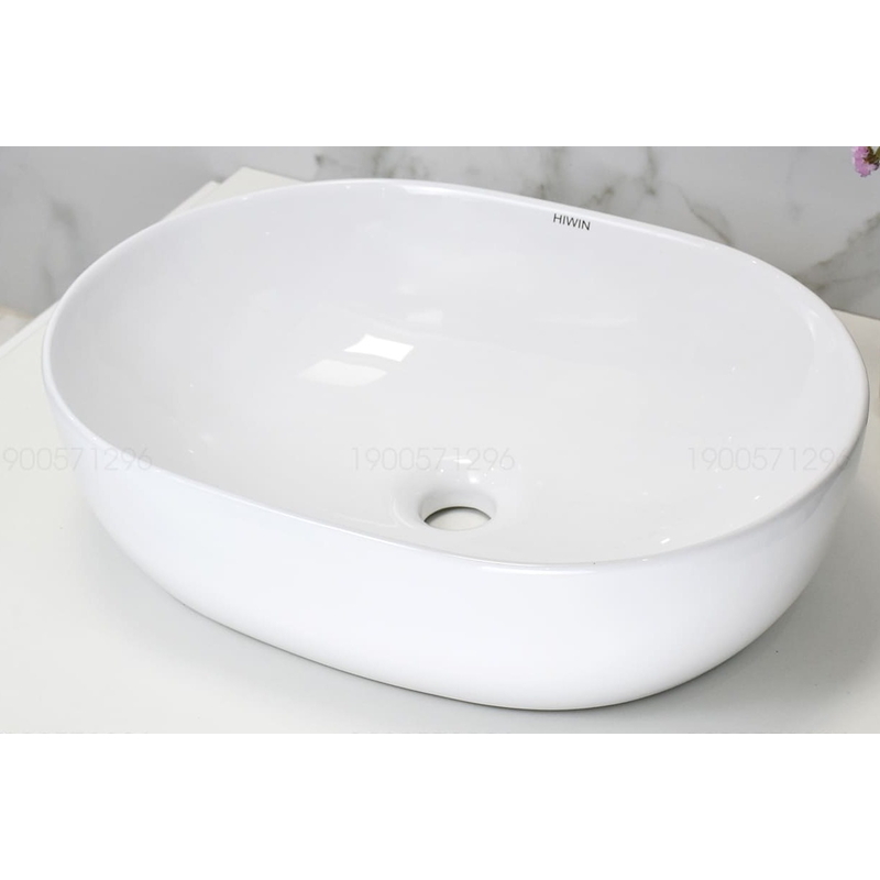 Chậu rửa mặt dương bàn lavabo đặt bàn cao cấp HIWIN LP-8026A