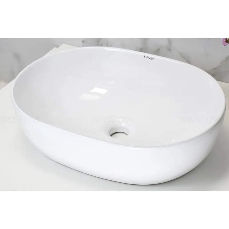 Chậu rửa mặt dương bàn lavabo đặt bàn cao cấp HIWIN LP-8026A