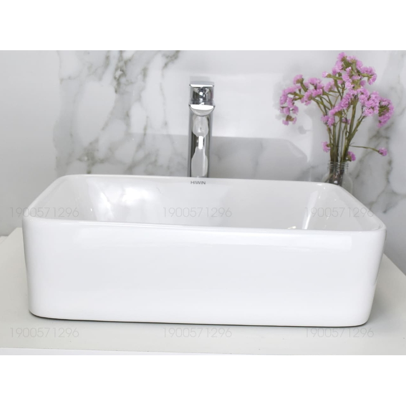 Chậu rửa mặt dương bàn lavabo đặt bàn cao cấp HIWIN LP-8032