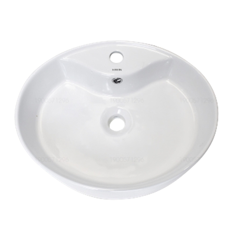 Chậu rửa mặt dương bàn lavabo đặt bàn cao cấp HIWIN LP-8085
