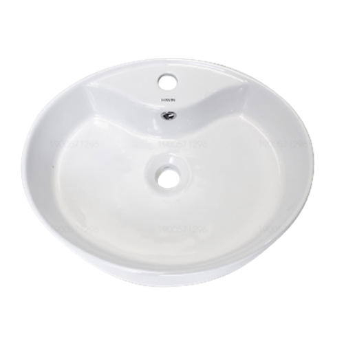 Chậu rửa mặt dương bàn lavabo đặt bàn cao cấp HIWIN LP-8085