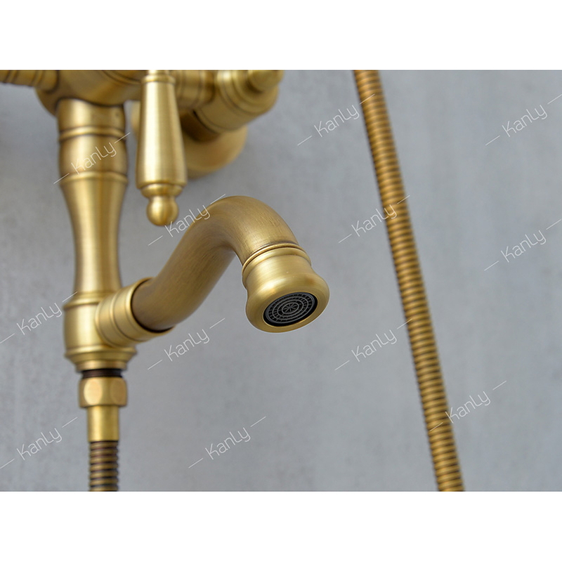 Sen tắm đứng nóng lạnh bằng đồng Kanly GCS11