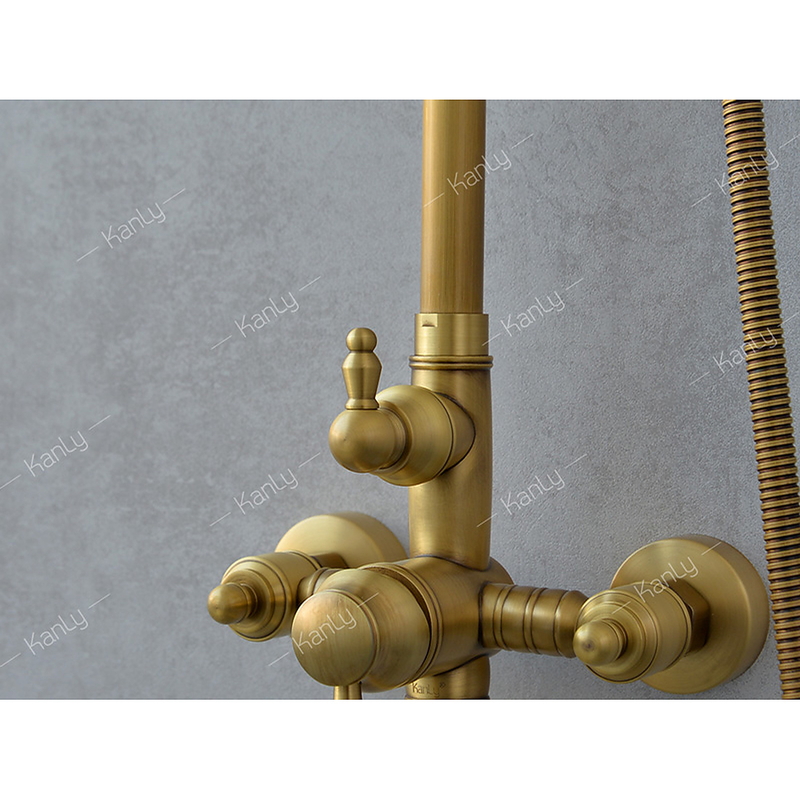 Sen tắm đứng nóng lạnh bằng đồng Kanly GCS11