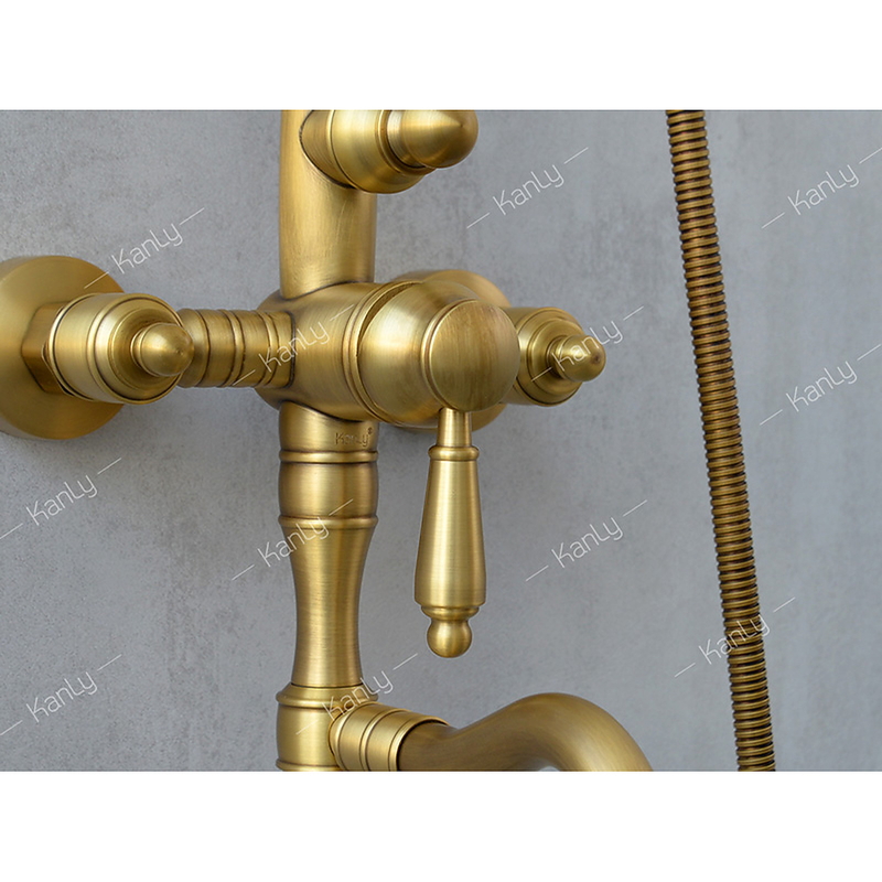 Sen tắm đứng nóng lạnh bằng đồng Kanly GCS11