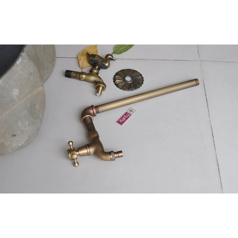 Vòi Nước Lạnh Bằng Đồng Gắn Tường Kanly GCT01