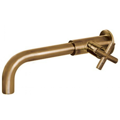 Vòi lavabo lạnh âm tường bằng đồng cổ điển Kanly GCT11