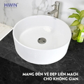 Chậu rửa mặt dương bàn lavabo đặt bàn cao cấp HIWIN LP-8017