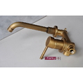 Vòi lavabo nóng lạnh âm tường bằng đồng cổ điển Kanly GCT04