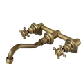 Vòi lavabo nóng lạnh âm tường bằng đồng cổ điển Kanly GCT08