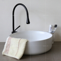 Vòi lavabo nóng lạnh màu đen thân cao Kanly GCC20B