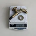 Vòi nước lạnh bằng đồng cổ gắn tường Kanly GCT02R