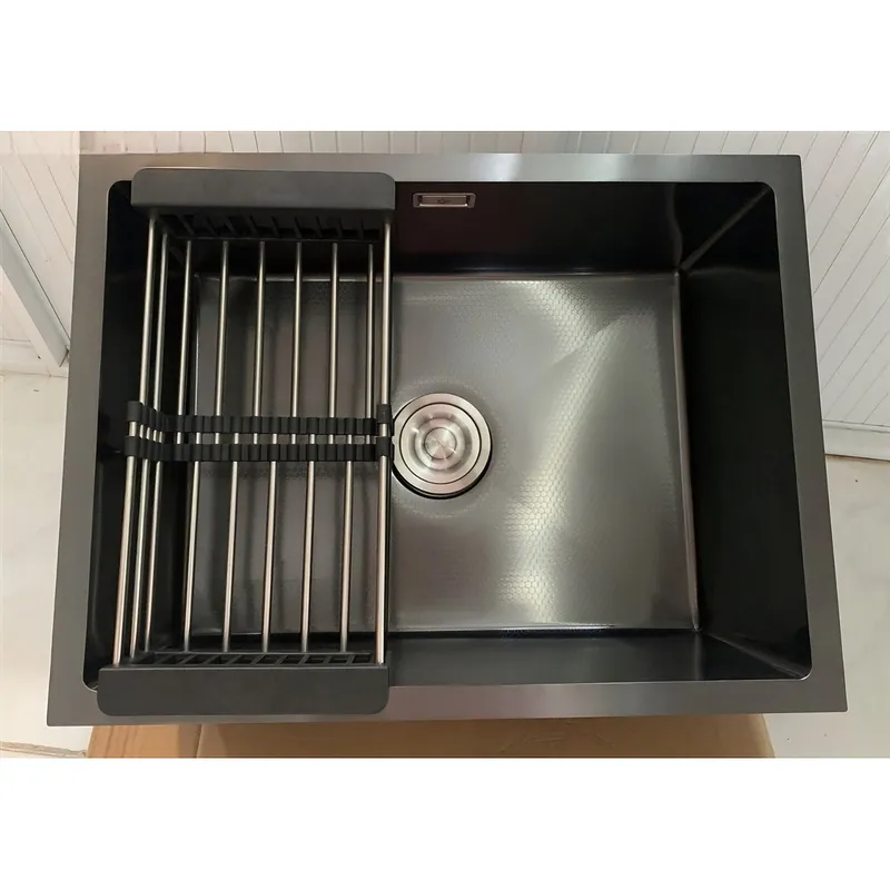 Chậu rửa bát inox phủ nano 1 hố Kagol KND6045 AB