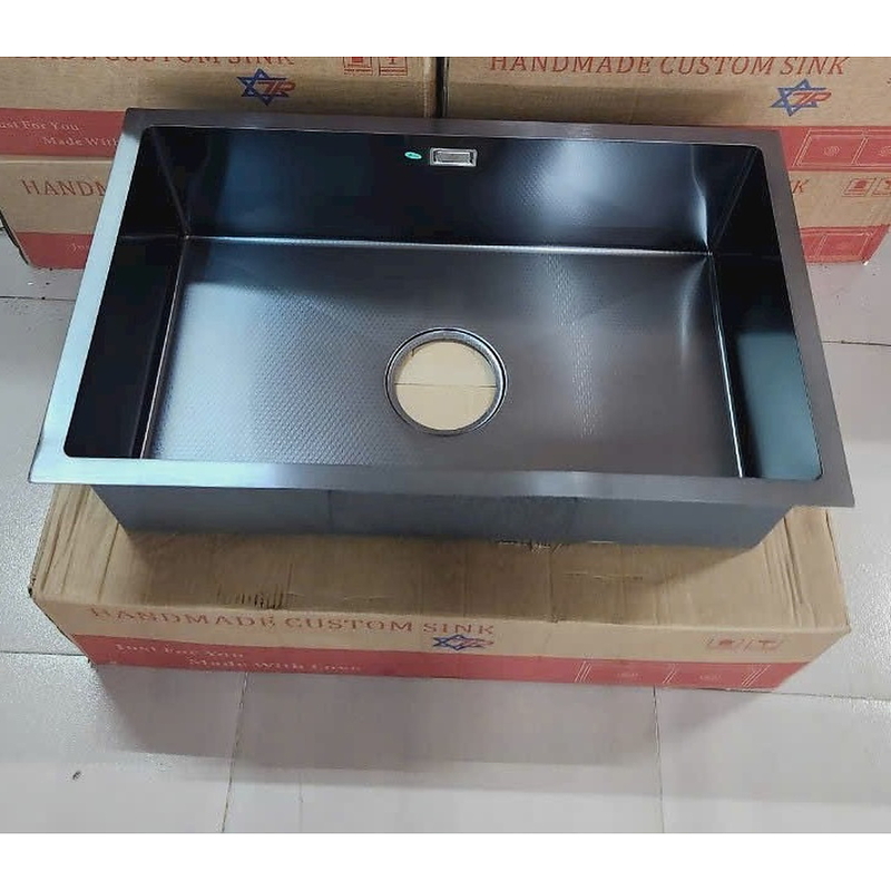 Chậu rửa bát inox phủ nano 1 hố Kagol KND6045 AB